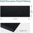 thumbnail image 2 of HYHBIBOOM 48x26 inches Wood Table Top  Solid One-Piece Desktop for Sit Stand Desk  Double Desks for Home Office  Rectangular Wood Countertop  1 inch Thick  DIY Home Office  Eucalyptus, 2 of 6