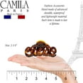 thumbnail image 3 of Camila Paris CP1380 French Hair Clip for Women, 3.25 inch Girls Hair Claw Clips Jaw Tortoise Cellulose, Fashion Durable and Styling Hair Accessories for Women, Strong Hold No Slip Grip, Made in France, 3 of 47