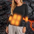 thumbnail image 2 of DAFPZW USB Heated Shirt for Women 16-Zone Thermal Underwear Tops Soft Electric Heating Base Layer, 2 of 9