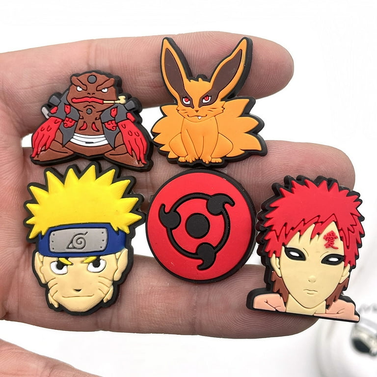 Naruto Shoe Charms 20pcs Cartoon Clog Decorations: Anime DIY