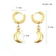 thumbnail image 5 of Pendientes para mujer, regalos para mujer, pendientes de acero inoxidable para mujer, pendientes colgantes dorados, pendientes de joyería, 5 of 5