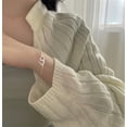 thumbnail image 4 of Fiudx Pulsera de Plata, Cadet Cobre Ajustable, Elegante Colgante Coreano, Comodo para Uso Diario, Regalo para Hombres y Mujeres, Accesorio para Ocasiones Especiales, Simbolismo Reflexivo., 4 of 7
