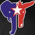 thumbnail image 3 of CafePress - Republican Democrat Long Sleeve Dark T Shirt - Long Sleeve Dark T-Shirt, 3 of 4