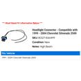 thumbnail image 2 of Headlight Connector - Compatible with 1999 - 2004 Chevy Silverado 2500 2000 2001 2002 2003, 2 of 2