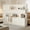 H70.9"*L118.1" 2-Tier, variant on Folding Privacy Room Divider with Built-in Display Stand, Double Sided Freestanding Partition Screen, Bendable Portable Wall Divider, No Assembly Needed for Bedroom Office Living Room