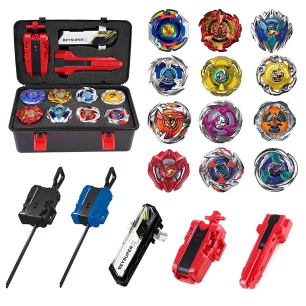 Juego de juguetes giroscópicos Beth Battling Top Burst MUSTYBELT con 10 camisetas