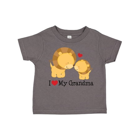 

Inktastic I Love My Grandma Gift Toddler Boy or Toddler Girl T-Shirt