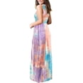 thumbnail image 3 of Vestido largo suelto sin mangas de verano para mujer Vestido largo casual con bolsillos Xemadio FSHY034-45, 3 of 3