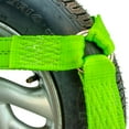 thumbnail image 5 of VULCAN Car Tie Down - Snap Hooks - Side Rail - 4 Pack - High-Viz - 3300 Lbs SWL, 5 of 9