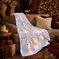 thumbnail image 3 of Dreamy Kitten Moon Star Pattern, Mystical Pet Portrait Pattern, Warm Flannel Blanket for Living Room and Bedroom, Cat Lovers Just Because Gift, Pet Lover Home Decor, 3 of 9