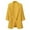 Yellow, variant on Meichang Office Clothes for Women Plus Size Loose Suits Business Jacket Casual Jacket Ladies Office Wear Women Blazer Jacket