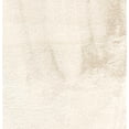 thumbnail image 3 of Luxe Faux Rabbit Fur Rectangular Rug 5' x 8'   - Ivory, 3 of 4
