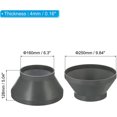 thumbnail image 2 of 10" To 6" Duct Reducer Connector, Grey, Fire-resistant For Vent System, 2 of 5