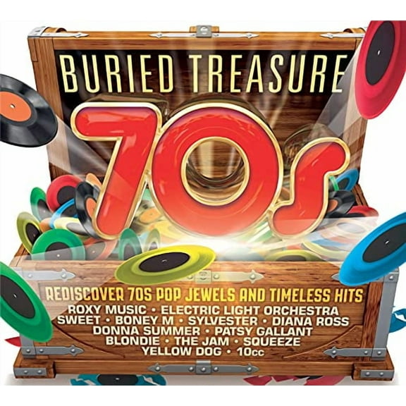Various Artists Buried Treasure: The 70s (CD) Box Set