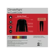 ClimateRight by Cuddl Duds Men’s Arctic Proof Base Layer Long Raglan Sleeve Crewneck Top, Sizes S-3XL