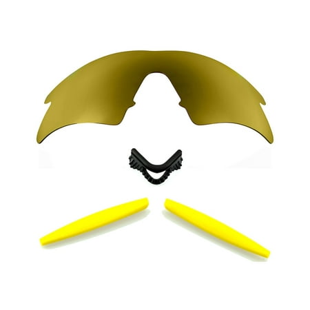Oakley Eye Care - M Frame Sweep Polarized Lenses Accessories Kit Gold Yellow by SEEK fits OAKLEY