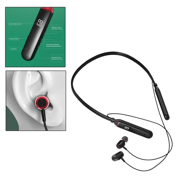 3.0 Auriculares 500 MAH Capacidad de uricular en oreja con micrófono 25 tiempo de tiempo de tiempo de de música magnética suspendida