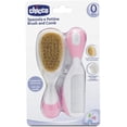 thumbnail image 2 of Chicco 00006569100000 Comb and Brush Pink, 2 of 6