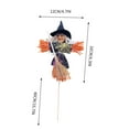 thumbnail image 3 of Konghyp Halloween Pumpkin Scarecrow Doll Garden Decoration, Witch Prop for Outdoor Festivities, Unique Fall Decor for Parties and Events, Eye-catching Festival Decoration Supplies, 3 of 8