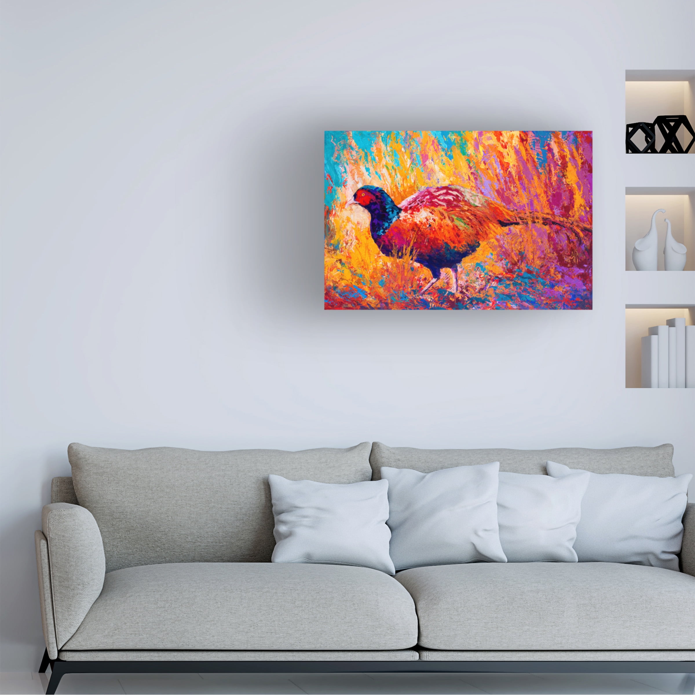Marion Rose 'Pheasant' Canvas Art