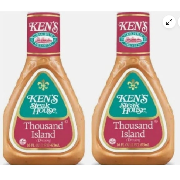 Thousand Island Salad Dressing, 2 Bottles, 16 oz Each