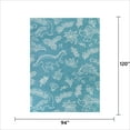 thumbnail image 5 of Mainstays Blue Dinosaur Indoor Rug, 7'10"W x 10'L, 5 of 6