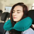 thumbnail image 4 of Almohada de cuello de viaje inflable BRI gris portátil, 4 of 5