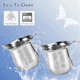 thumbnail image 2 of 12 Uds Bell Creamers 90Ml/3Oz Mini Jarra para Crema Jarra de Leche de Acero Inoxidable Mini Jarra de Café Jarra para Espumar Leche, 2 of 5