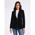 thumbnail image 2 of Sofia by Sofia Vergara Women's and Women's Plus Size Single Breasted Velvet Blazer, Sizes XS-4X, 2 of 5