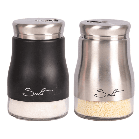 Salt And Pepper Shakers Set, Kitchen Decor, Glass Salt And Pepper Shakers Set, Cute Salt Shaker