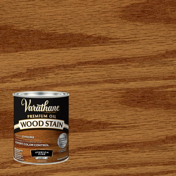 Ipswich Pine, Varathane Premium Oil-Based Interior Wood Stain-211714H, Quart