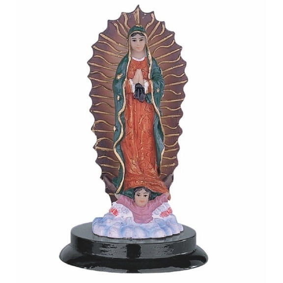 FC Design 5"H Our Lady of Guadalupe Statue Virgin of Guadalupe Holy Figurine Religious Decoration Holy Figurine Religious Decoration