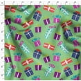 thumbnail image 4 of Soimoi Green Poly Georgette Fabric Gift Box Party Fabric Prints By Yard 42 Inch Wide, 4 of 5