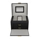 thumbnail image 4 of Caja de almacenamiento Pendientes Colr Anillos Organizador Maquilje Estuche de cosméticos Negro Hugo Organizador de almacenamiento de joyas, 4 of 8