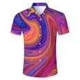 thumbnail image 4 of Camisas con botones para hombre, camisetas con estampado 3D completo, camisetas gráficas novedosas, camisetas hawaianas divertidas de manga corta de verano, camisetas de calle, 4 of 4