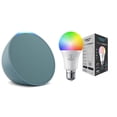 thumbnail image 1 of Kit Alexa Echo Pop Verde + Foco Led Inteligente 9w Certificado (1pk), 1 of 1
