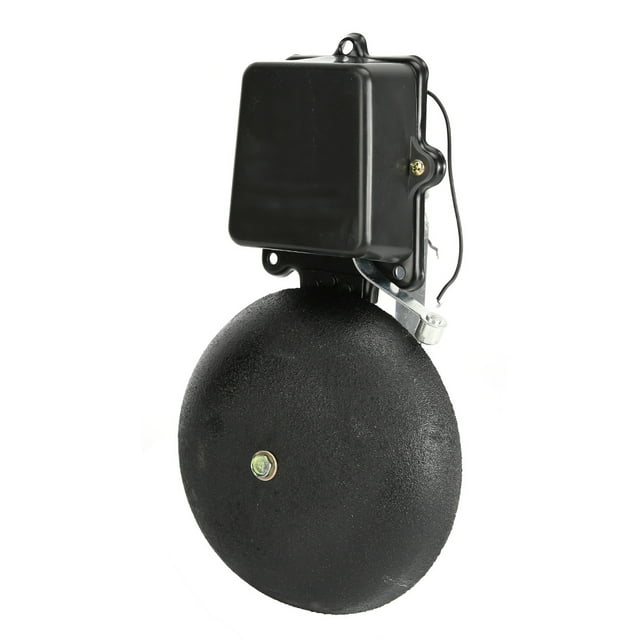Alarma contra incendios eléctrica, timbre eléctrico multifuncional de 8 pulgadas, timbre de alarma eléctrico, timbre eléctrico confiable y duradero