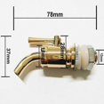 thumbnail image 4 of 12mm Stainless Steel Beverage Dispenser Tap for Wine Coffee Juice Barrels Office Home Use Random Style, 4 of 5