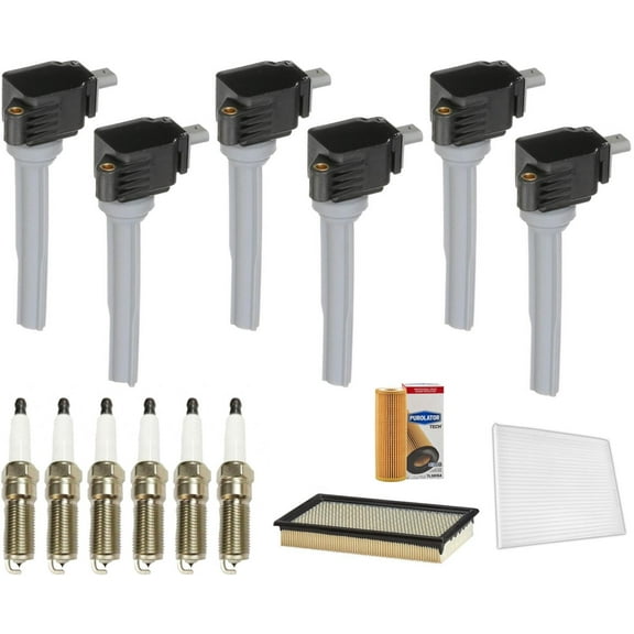 Direct Ignition Coils Spark Plugs Tune Up Kit For Ford Edge 2.7L 2015-2018