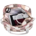 thumbnail image 2 of Jessica Simpson Overnight Weekender Duffle Travel Tote Bag with Adjustable Luggage Shoulder Strap for Travel, Commute, and Weekend Getaways in Plush Poptart Checkerboard, 2 of 7