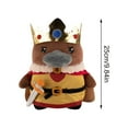 thumbnail image 3 of Seilly Hearts of Iron Kaiser King Platypus Plush 10 inches, Cute Platypus Stuffed Animal, Soft Cartoon Platypus Plush Toys Plushie Gifting for Kids and Game Fans, 3 of 8