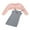 B-Pink, variant on Girl's 2 Piece Dresses Outfits Short Sleeve Mesh Crop Top Tee + Graffiti Print Cami Dress Set, 8-13 Years