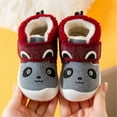 thumbnail image 2 of Generic Child Shoes Baby Girls Boys Sneakers Winter Non Slip Card Panda Cartoon Warm Toddler Soft Bottom Shoes for Classic Lightweight Breathable Sport Shoe(12-18 Months,Gray), 2 of 6