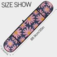 thumbnail image 3 of Dailycode Double Sided Oven Mitt with Loop Heat Resistant Kitchen Long Potholders 7" x 35" Pink Hand Drawn Daisy, 3 of 6