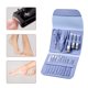 thumbnail image 3 of Juego de manicura, juego de pedicura, juego de cortaúñas, kit de aseo profesional para hombres, kit de uñas de viaje portátil de acero inoxidable Jormftte CPB-DE-LYY628-4, 3 of 5