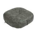 thumbnail image 3 of ZheElen Coussin de Sol Rond Pouf Décoratif pour Adultes Extérieur Jaune Balcon pour Intérieur Gris, 3 of 6