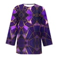 thumbnail image 7 of Womens Blouses Dressy,Women's Shirts Lightweight 2026 Spring Summer Fashion 3/4 Length Sleeve Tops Business Casual Blouses Western Outfits, 7 of 7