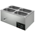 thumbnail image 4 of Zimtown 4-Pan Commercial Food Warmer,Professional Stainless Steel Buffet 21.1 Quart For Catering and Restaurants, 4 of 9