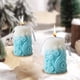 thumbnail image 4 of Vela perfumada con columna romana geométrica | Degradado azul y blanco con estrellas | Elegante vela de aromaterapia para Navidad | Ambiente relajante y cálido (7,5 x 7,5 x 10 cm), 4 of 6