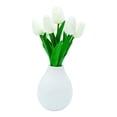 thumbnail image 2 of Planta Artificial Mainstays 27.9 cm Tulipanes Florero Blanco, 2 of 4
